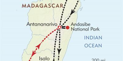Antananarivo on Madagaskarin kartta